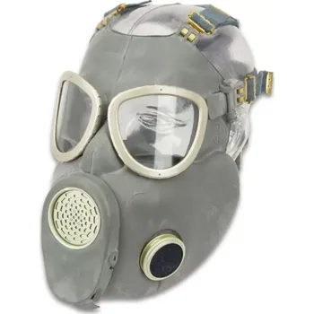 respirátor Plynová maska POLSKO MP-4 (Originální plynová maska tzv.BULDOG, používaná Polskou Armádou, včetně přepravní brašny.)
