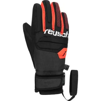 Rukavice Dětské lyžařské rukavice Reusch WARRIOR R-TEX® XT - černá/červená 5,5