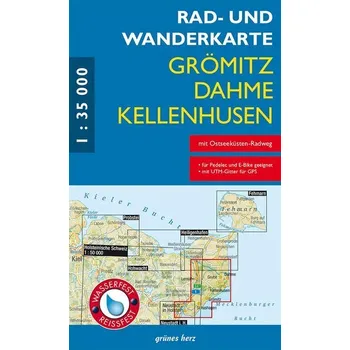 Rad- und Wanderkarte Grömitz, Dahme, Kellenhusen 1:35 000