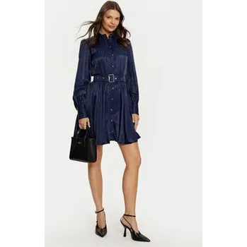 Dámská móda Marciano Guess Koktejlové šaty 5RGK22 7169A Tmavomodrá Regular Fit 40