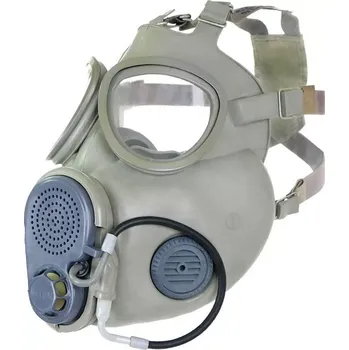 respirátor Protiplynová maska M-10M (Originální protiplynová maska, kterou používá Česká Armáda, NOVÁ - NEPOUŽITÁ, kompletní set.)