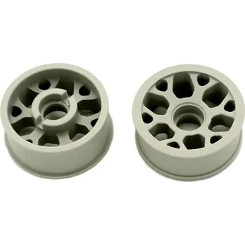 RC vybavení Marka Racing 1:28 Mini-Z 2WD CNC Delrin Flanged Front Wheel 8.5x19mm +1,5 Offset (Light Grey)