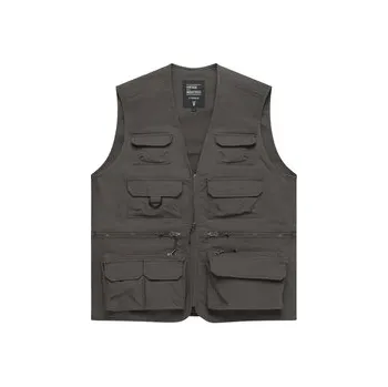 Pánská vesta Vesta Vintage Industries Legend Fishing - šedá, L