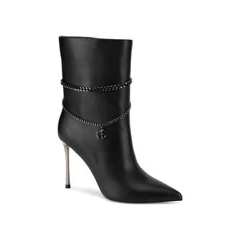 Dámské kozačky Eva Minge Polokozačky HESSA-TO926-201 Černá 39