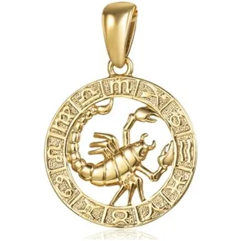 Přívěsek Stříbrný pozlacený přívěšek znamení štír STRZ0737STIZLF