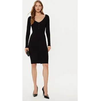 Dámské šaty Guess Úpletové šaty W5RK07 Z2YJ2 Černá Regular Fit XXL