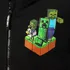 Chlapecká mikina Fashion UK Minecraft Zombies Mikina na zip černá 116