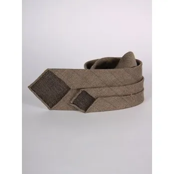 ELSNER Kravata BEZ PODSZEWKI Z WEŁNY A5852 Béžová OS