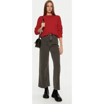 Dámský svetr Vero Moda Kardigan Awsome 10320724 Červená Standard Fit L