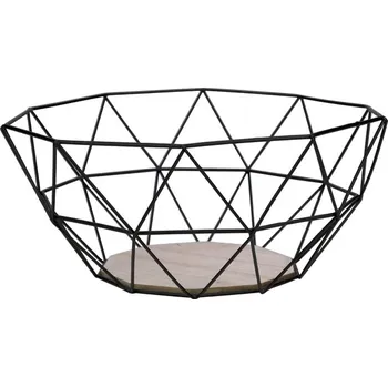 GUSTA Koš na ovoce drátěný černý 26 cm