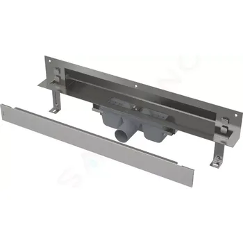 Odvodňovací žlab Alcadrain Odtokový systém Spa 85 cm, pro zabudování do stěny, nerez mat, APZ5-SHADE-850