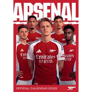 Kalendář Nástěnný kalendář A3 Arsenal FC 2025
