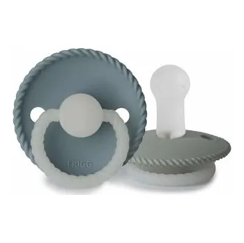 dudlíky DVOJBALENIE CUMLÍKOV FRIGG ROPE STONE BLUE NIGHT/ SAGE NIGHT, +6M, SILIKÓN