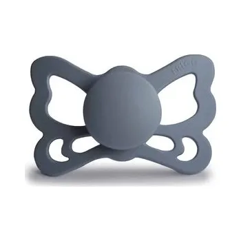 dudlíky ANATOMICKÝ CUMLÍK FRIGG BUTTERFLY GREAT GRAY, 6-18M, SILIKÓN