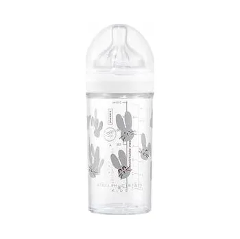 DOJČENSKÁ FĽAŠA LE BIBERON FRANCAIS STELLA MCCARTNEY KIDS RABBIT GREY, 210 ML, 6+m