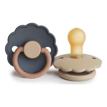 dudlíky CUMLÍKY FRIGG DAISY AURORA/ CROISSANT, 0-6M, KAUČUK