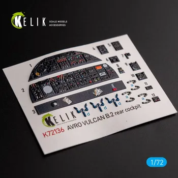 Plastikový model 1/72 AVRO VULCAN B.2 Rear cockpit inter.3D (AIRF)