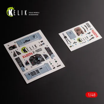 Plastikový model 1/48 F-105D Thunderchief interior 3D (HOBBYB)