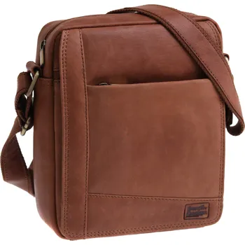 Pánská kožená taška crossbody Sendi Design T-737 koňaková