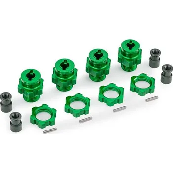 RC náhradní díl Traxxas náboj kola krátký hliníkový zelený (pro #9080)