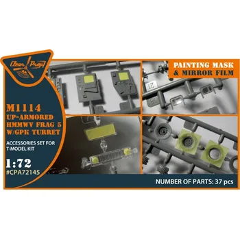 Plastikový model 1/72 M1114 Up-armored HMMWV Frag 5 W/GPK p.mask