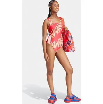 Dámské plavky adidas Jednodílné plavky FARM Rio 3-Stripes IT8584 Růžová 38