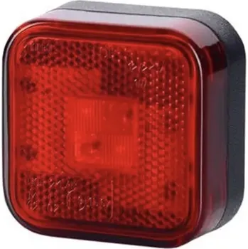 Přídavný světlomet KAMAR BOČNÍ LED OBRYSOVÉ SVĚTLO 0,5W/1W, 12/24V, ČERVENÉ [L0002]