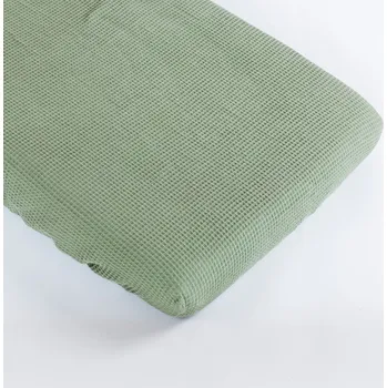 Prostěradlo Tulimese Prostěradlo vaflová khaki VÝBĚR VELIKOSTI PROSTĚRADLA: ROZMĚR 120X60 CM