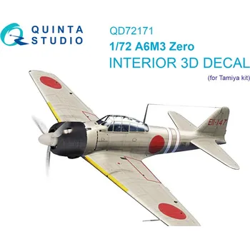 Plastikový model 1/72 A6M3 Zero 3D-Printed&col.Interior (TAM)