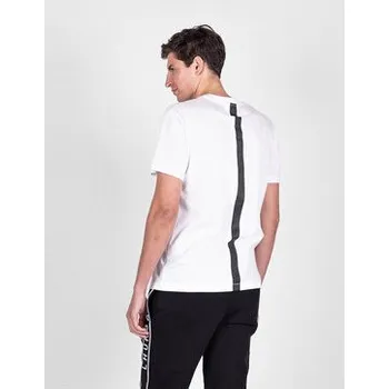 Pánské tričko Les Hommes T-Shirt URG800P UG816 | Urban Life LHU Bílá Regular Fit XXL