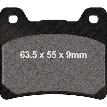 Brzda pro motocykl Brzdové destičky ebc fa088v