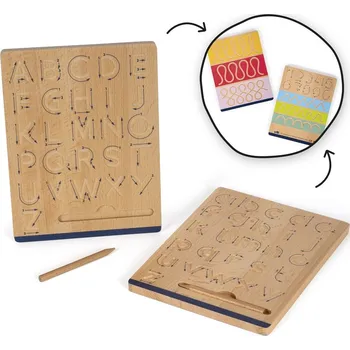 Dřevěná hračka Small Foot Dřevěná psací deska Educate