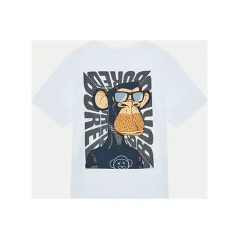 Pánské tričko NAME IT T-Shirt 13238524 Bílá Regular Fit 116