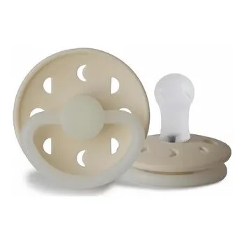 dudlíky CUMLÍK FRIGG MOON PHASE CREAM NIGHT, 0-6M, SILIKÓN