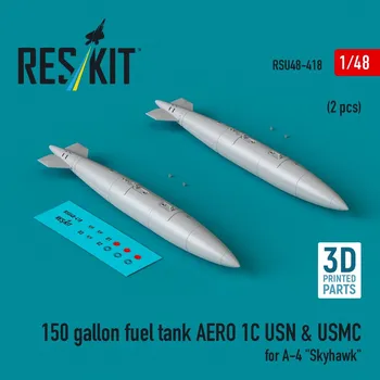 Plastikový model 1/48 150 gallon fuel tank AERO 1C USN&USMC (2 pcs)
