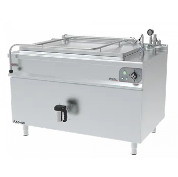 Temná komora Elektrický varný kotel hranatý, dvouplášťový 400 l | GASTROHAAL, P.KE-400