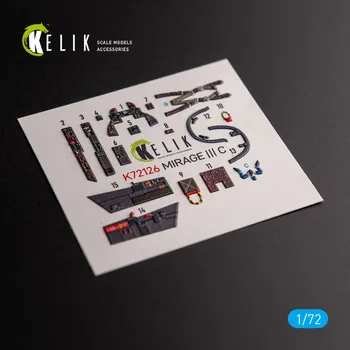 Plastikový model 1/72 MIRAGE III C interior 3D (MSVIT)