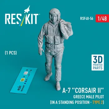 Plastikový model 1/48 A-7 'Corsair II' Greece male pilot standing 2