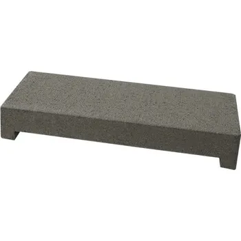 Příslušenství pro plot Zákrytová deska (pro zeď šířky 400 mm) - antracitová, hladký