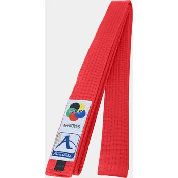 Bojový sport Arawaza kumite pásek WKF approved Barva: Červená, Délka: 330