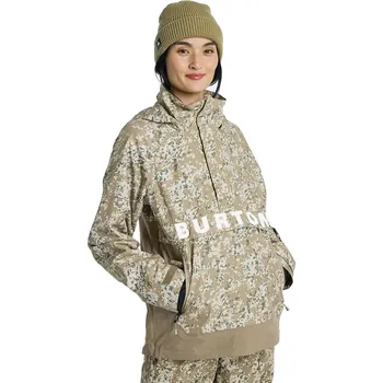 Bunda na snowboard Burton Wms Frostner Anorak snowfall camo/summit taupe XL 2025 - Odesíláme do 24 hodin