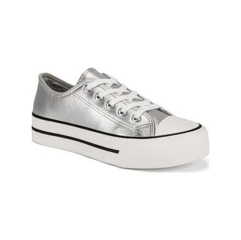 Dámská obuv DeeZee Plátěnky CSS20531-02 Stříbrná 37