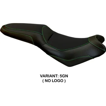 Moto sedlo TPZ Italia Potah sedla Kawasaki Versys 650 (07-23) Elba Total Black model potah sedla: bez loga 5GN (green)