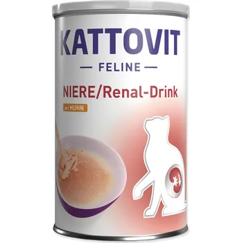Krmivo pro kočku Kattovit Renal drink pro kočky na podporu funkce ledvin 135 ml