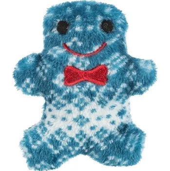 Hračka pro kočku Trixie Vánoční plyšová hračka, perníček/hvězda pro kočky 10cm