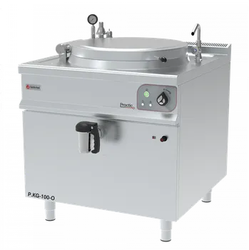 Plynový zářič Plynový varný kotel kulatý, dvouplášťový 100 l | GASTROHAAL, P.KG-100-O