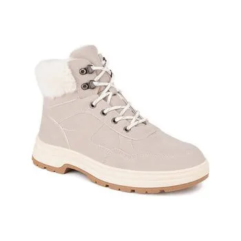 Dámská zimní obuv Nelli Blu Kotníková obuv CXO-DE235-81B Béžová 33