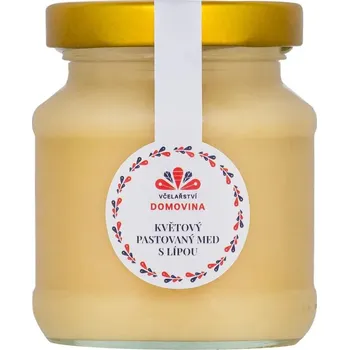 Včelařství Domovina Květový med s lípou pastovaný 180 g