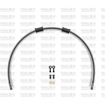 Hadice přední brzdy sada venhill powerhoseplus suz-1006fb-cb (1 hadice v sadě) karbonové hadice, černé koncovky