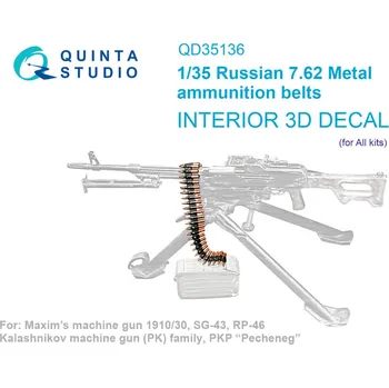 Plastikový model 1/35 Russian 7.62 Metal ammunit.belts (All kits)